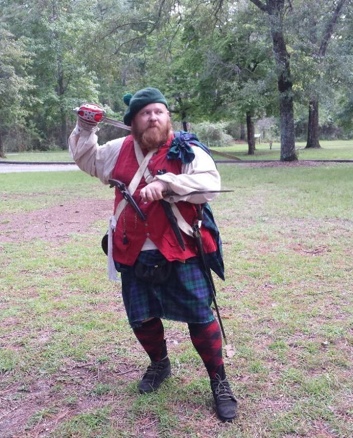 Loyalist reenactor