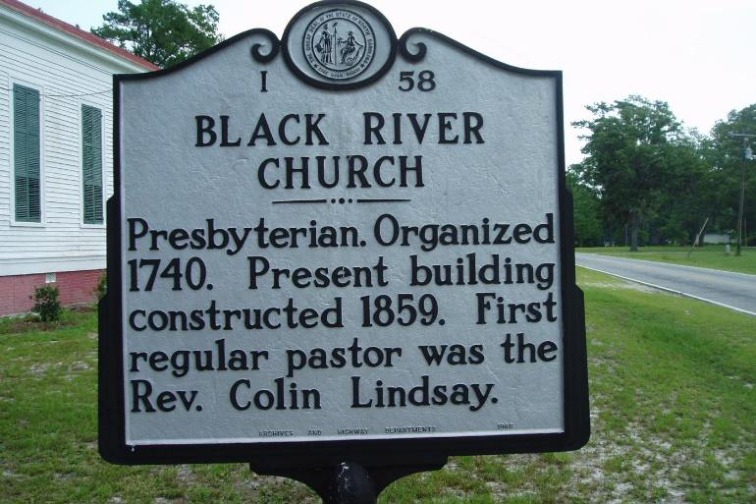 Black River Church historical marker
